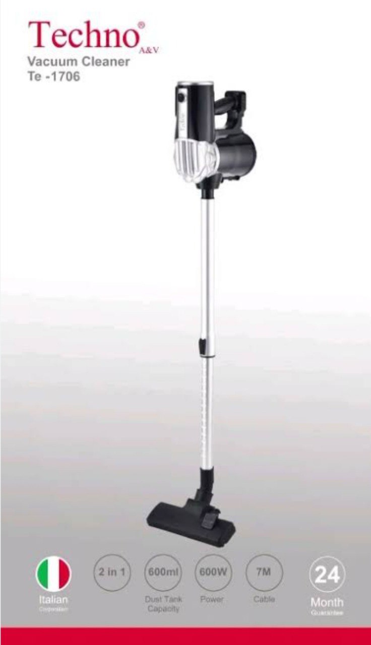 جاروبرقی عصایی سیم دار ۱۷۰۶ تکنو